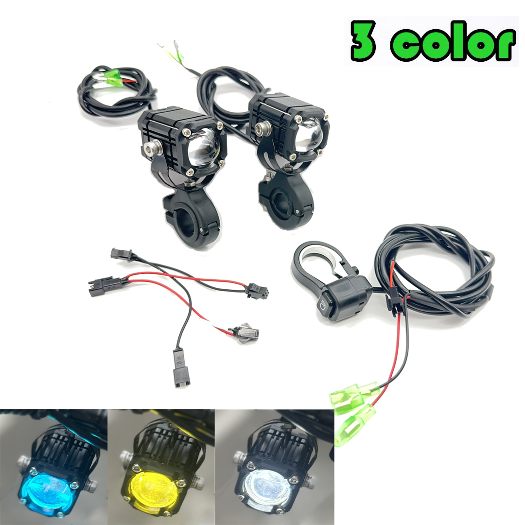 Badminton Victor - 2pcs Headlight 3 Color for Dualtron