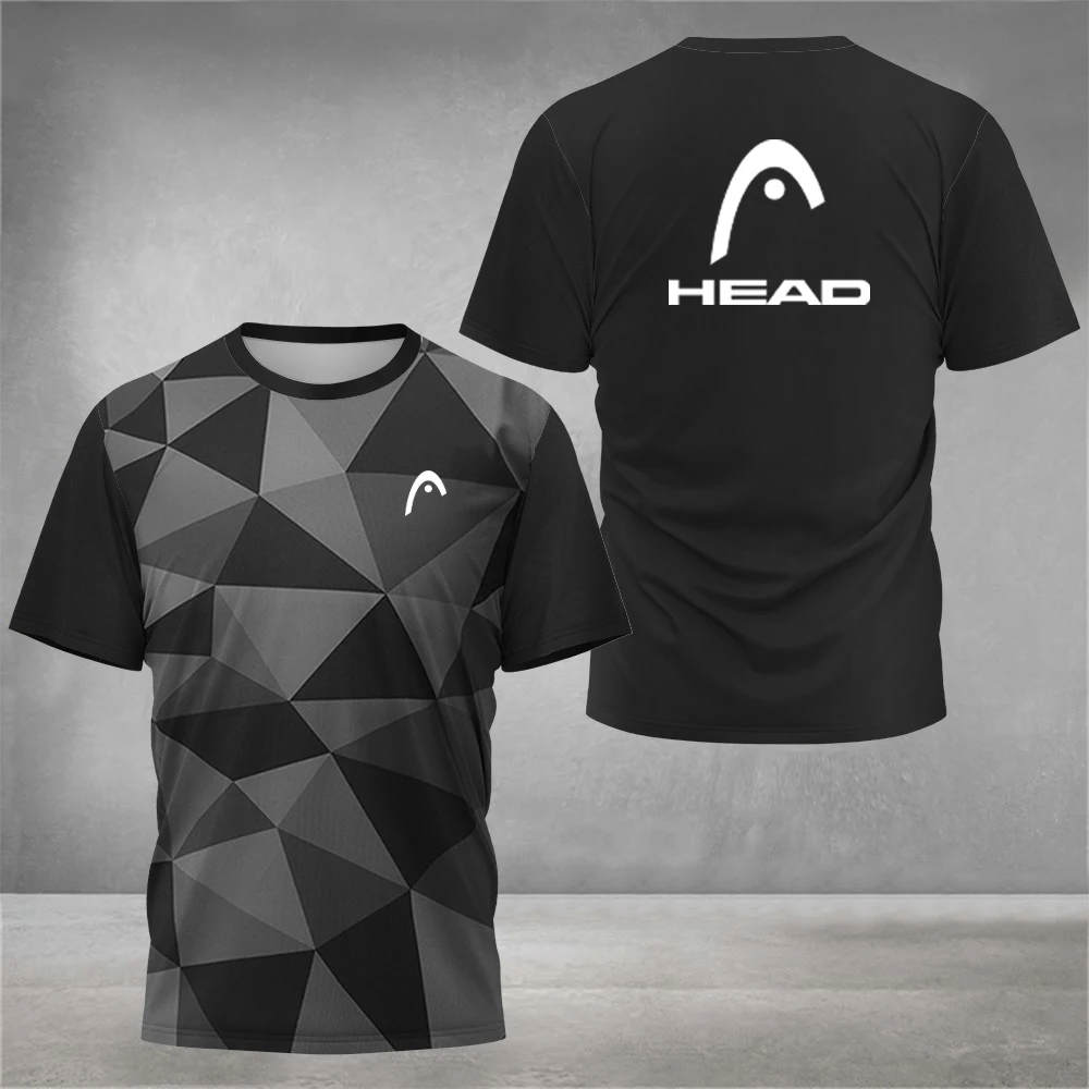 Summer Breathable Mens T Shirt - Badminton Emoji review and price