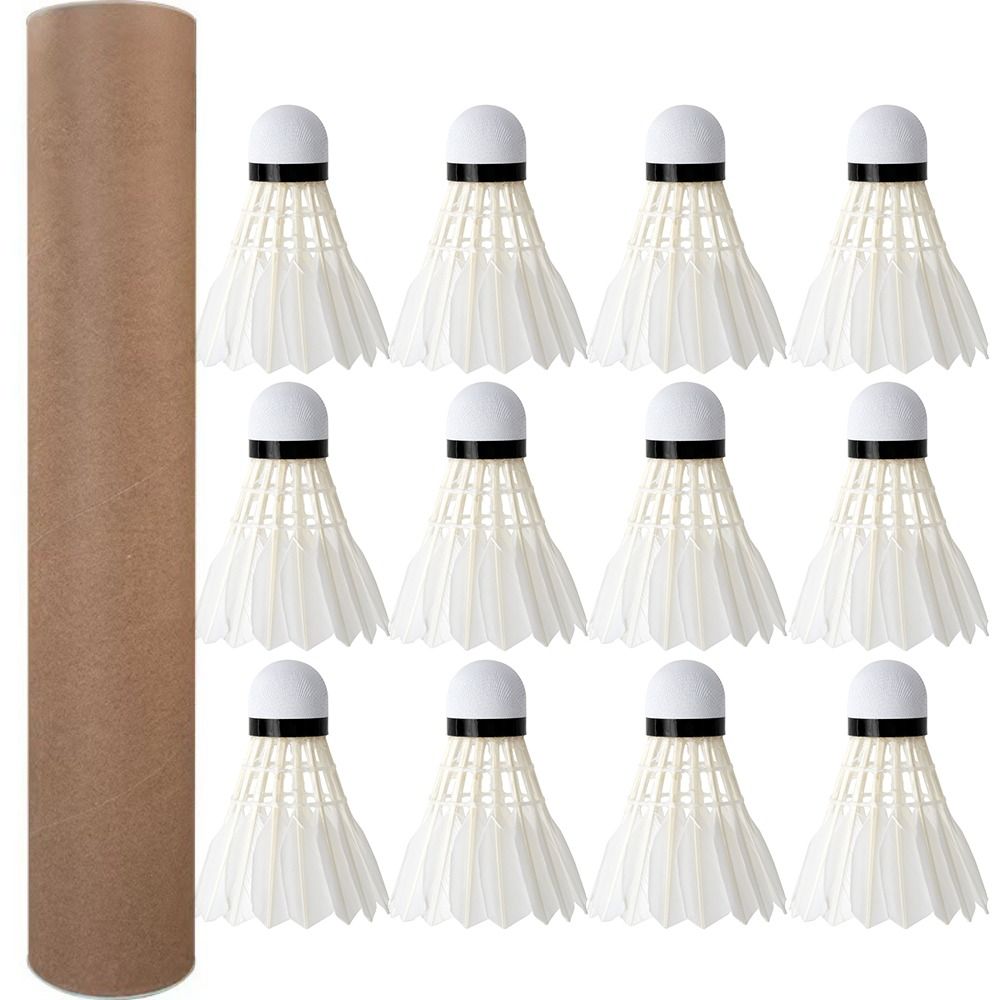 3/6/12Pcs New White Badminton  - Badminton Victor review and price