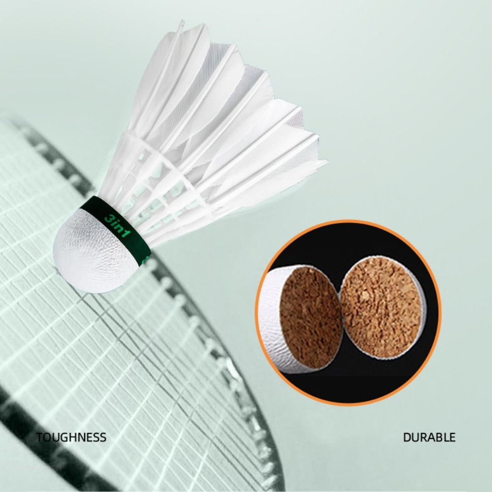 3/6/12Pcs New White Badminton  - Badminton Victor review and price