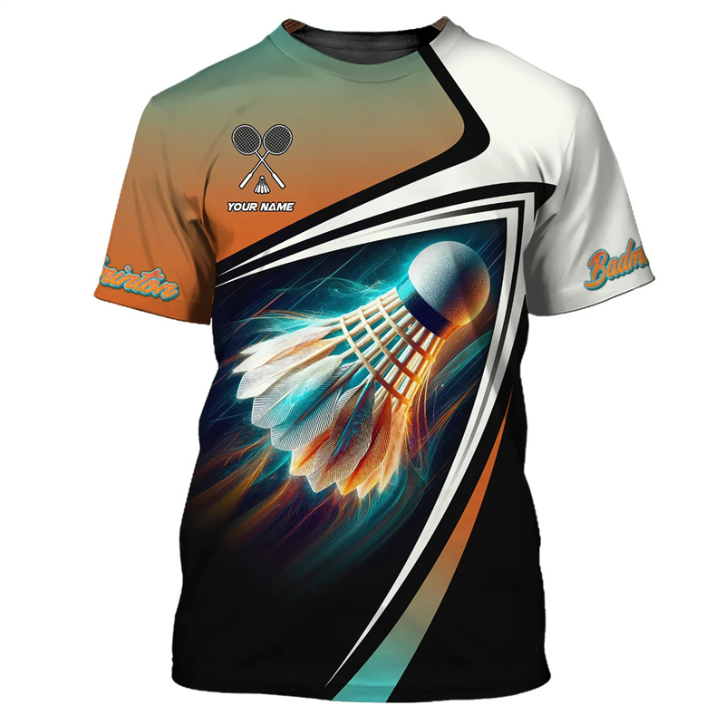 Badminton Sport T-shirt Men's  - Badminton Emoji review and price